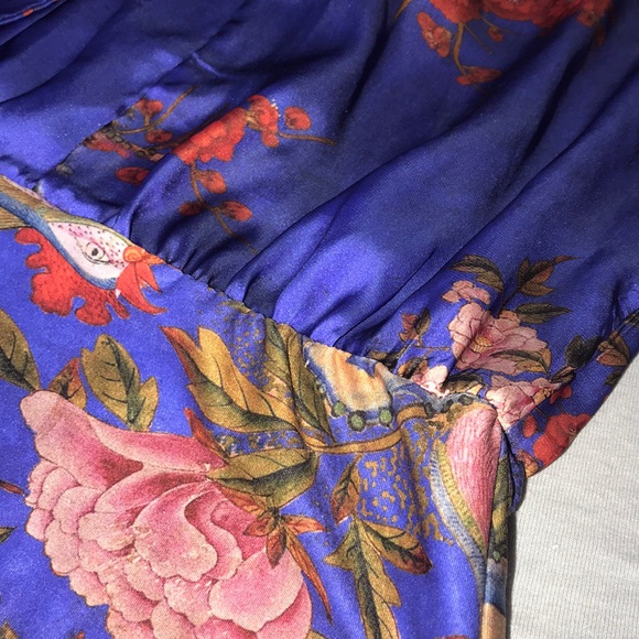 BLOUSE/BODY blue Flower Print 💐🍃🌿 - Picture 5 of 8